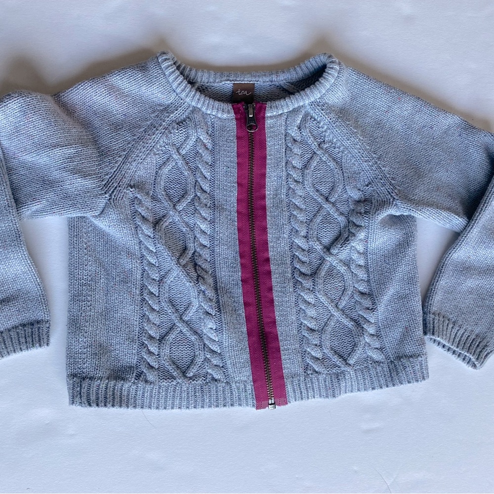 Yea collection Grey cable knit cardigan